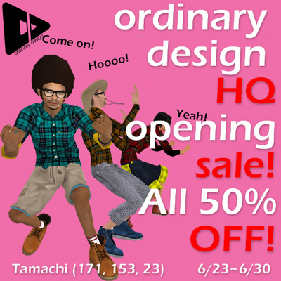 open sale!