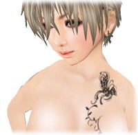 繊細なデザインのアクセサリ＆タトゥ　Gabrielさん