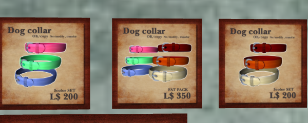 ペットアクセ発売