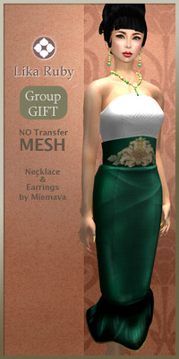 （メッシュ）グループギフトと新しいドレス