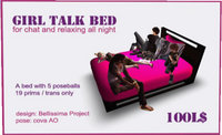 GIRL TALK BED