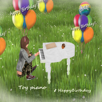 Toy piano  HappyBirthday