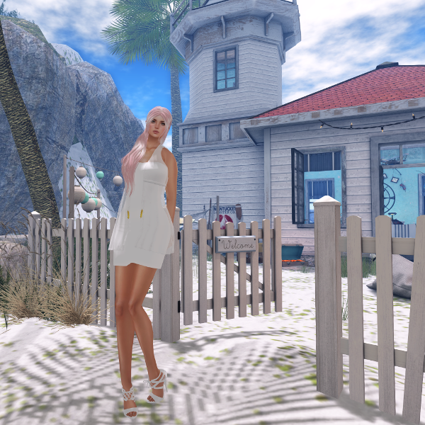 White and Flowers Brii Hunt