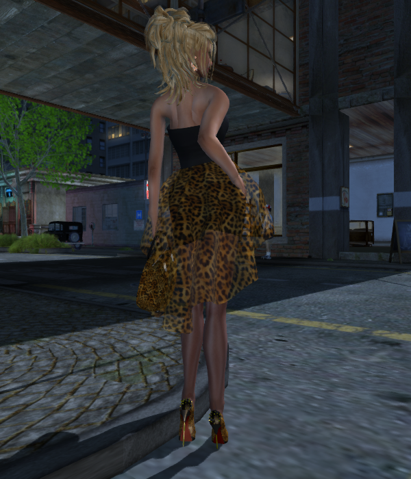 Alys Shop Strapless Dress