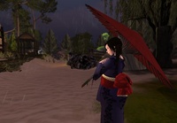 闇に降る雨