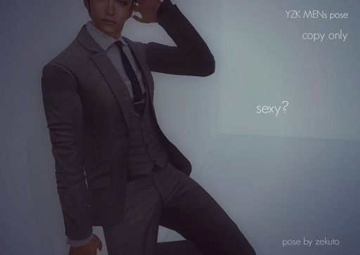 new mens pose ネイルのおまけつき