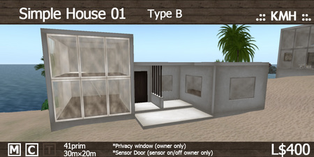 【新作】Simple House 01