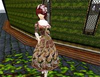 fumiwoさんの秋色ドレスと、レオパさんの新作ヘア