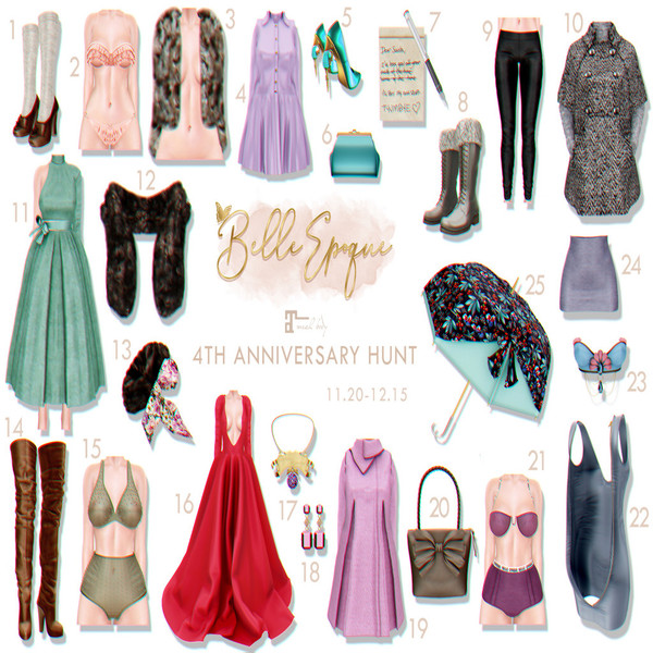 Belle Epoque Anniversary Hunt Belle Epoque Anniversary Hunt