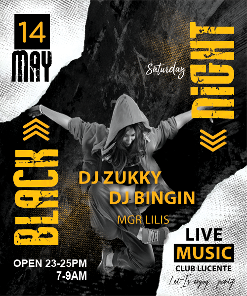 ルシェンテ★BLACK NIGHT ♪ DJ ZUKKY & DJ BINGIN