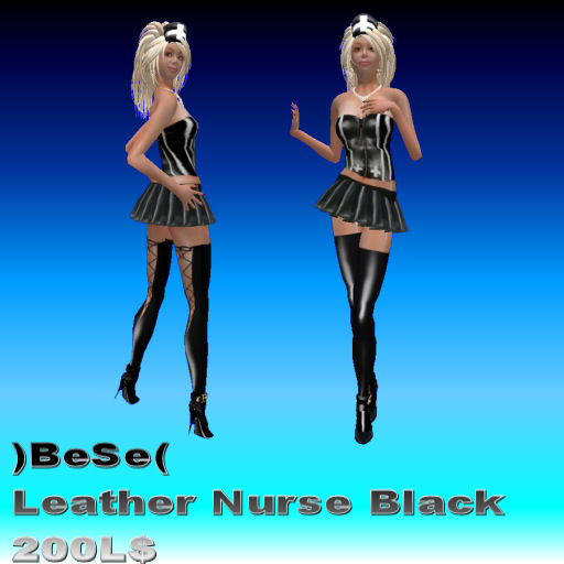 Leather Nurse Black