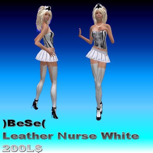 Leather Nurse White