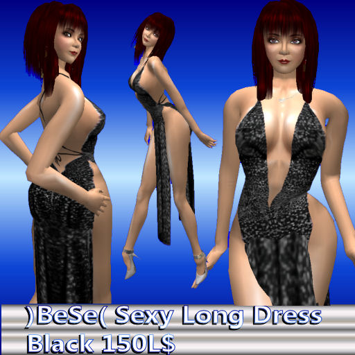 Sexy Long Dress Black