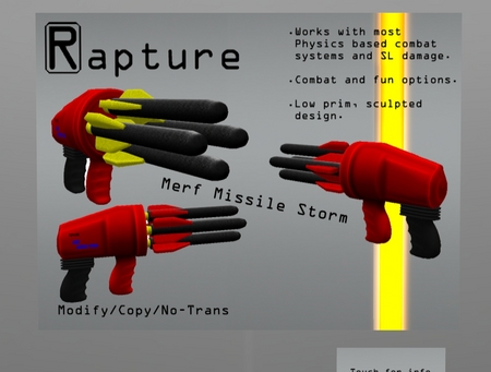 Rapture　新製品！