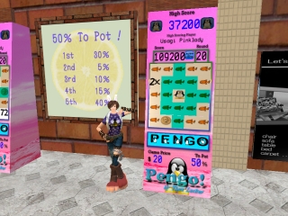 Pengoで10万点がでました!