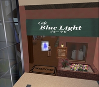 Cafe Blue Light
