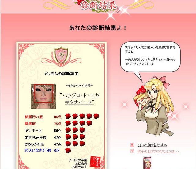 アバター顔診断