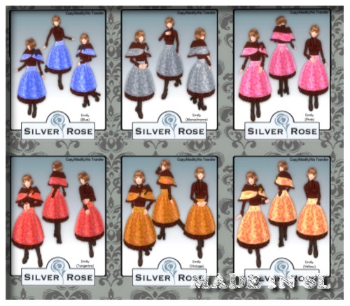 silver roseのドレス!!