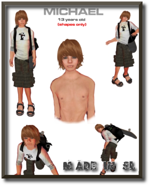 男の子スキン&シェイプ&タンク!