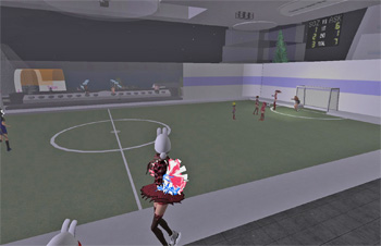  minatomitai sutadiumフットサル応援中。