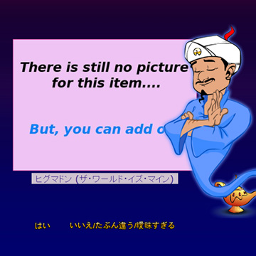 Akinator（アキネーター）に挑戦状