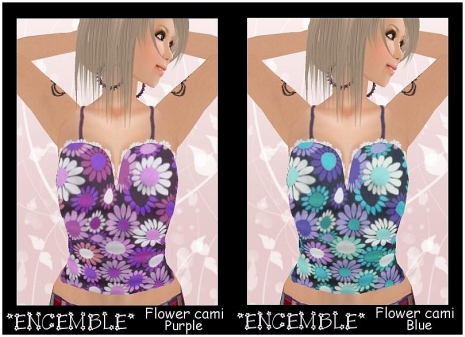 新作*ENCEMBLE*FlowerCami