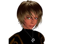 リボン型ネックレス
