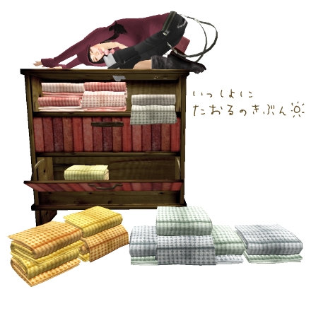 靴箱とタオル棚