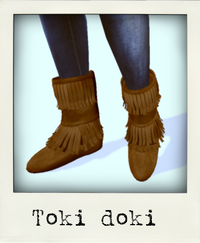 Tokidokiさん、新作ブーツ♥