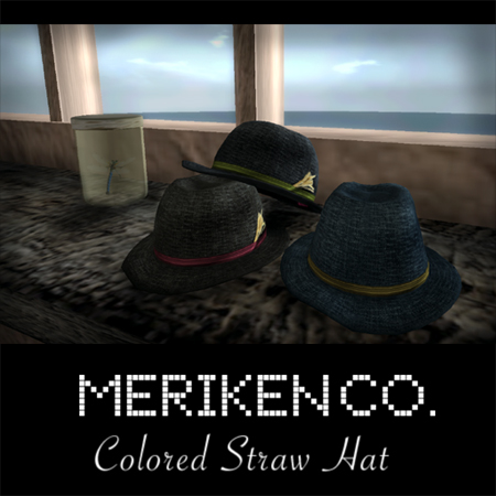 メリケンコ　麦わら帽子が増えました