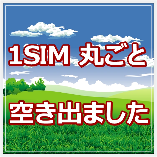 18日まで初期費用67%OFF！丸ごと1SIMレンタル情報