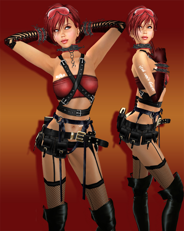 HARNESS  -belted fashion-