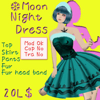 Moon night dress