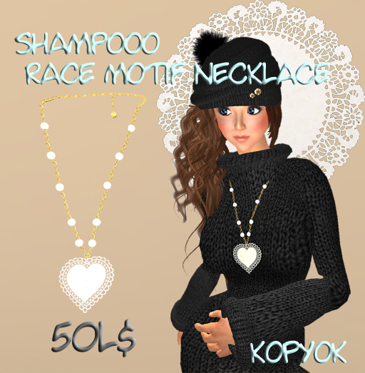 Race motif necklace