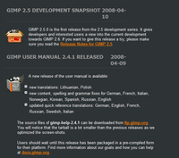 GIMP 2.5