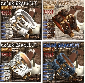 * 新作BELT&BRACELET *