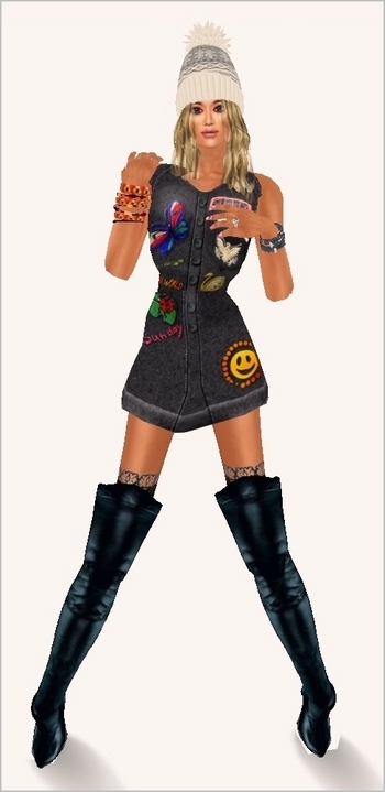 Free 超かわジャンプスーツ & Sexy Boots