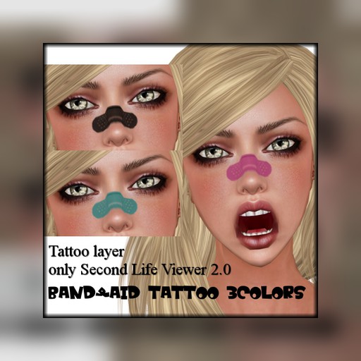 BAND-AID TATTOO 3COLORS