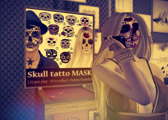 Skull tatto mask::OD porter::