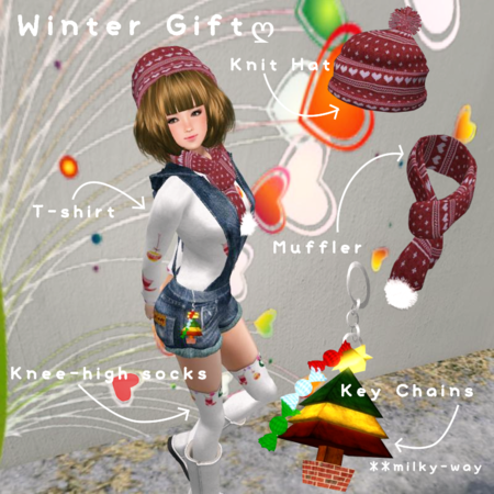 Winter Gift & サロペット & ブーツ