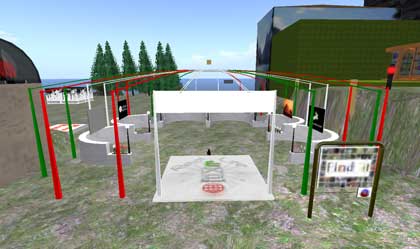 【鳥篭のような建築物】イタリア「トリコローレ」