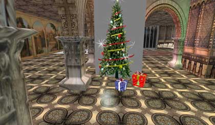 【大きなお城のクリスマスショップ】