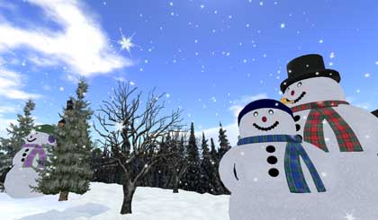 【海岸のあるクリスマスショップ】