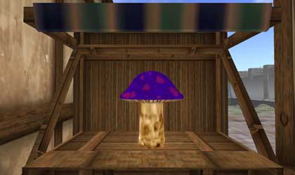 【如雨露の家】フリーのキノコランプもあり