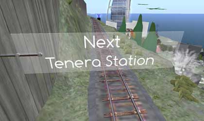 【私設「駅名案内標識」】