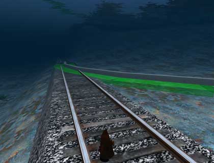 【海底で線路を発見！】