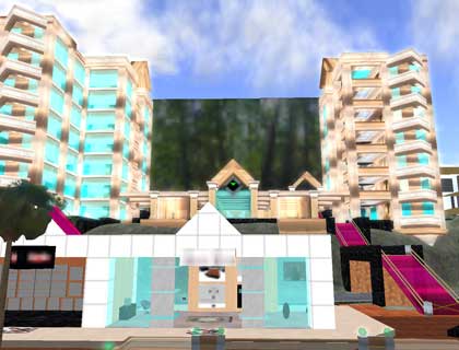 【高層建築高級マンション】