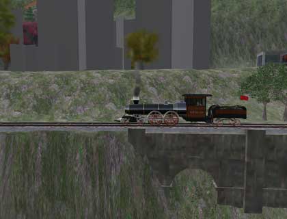 【SLRR本線を列車が走行してました!】