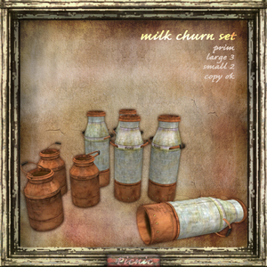 Milk Churn set