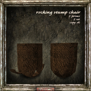 rocking stump chair